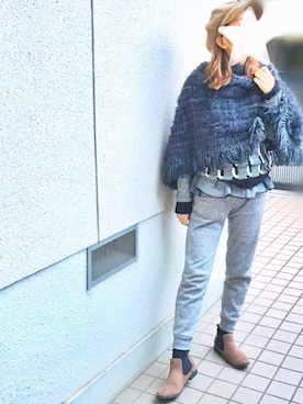 「GRL（グレイル）のアイテム（キャスケット、ベージュ系）」を使った、rin⋆✩⑅◡̈⃝*さん（レディース・153cm）の冬コーディネート