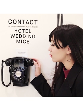 「Grosse Glace（グロッセ・グラッセ）のアイテム」を使った、滝沢結貴さん（レディース・166cm）の冬コーディネート