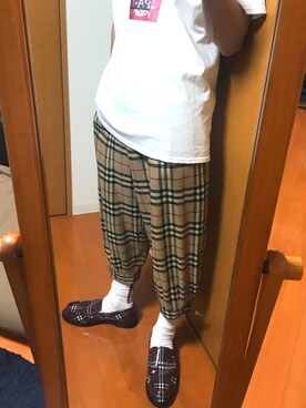 Burberry バーバリー のその他パンツを使ったメンズ人気ファッションコーディネート 年齢 25歳 29歳 Wear