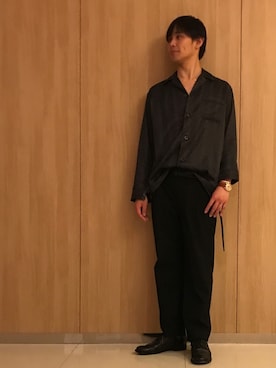 土手一徳さん（メンズ・178cm）の秋コーディネート