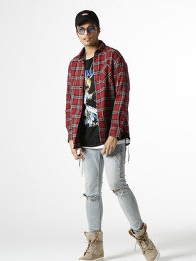 JACKROSE OFFICIALさん（メンズ・175cm）の冬コーディネート