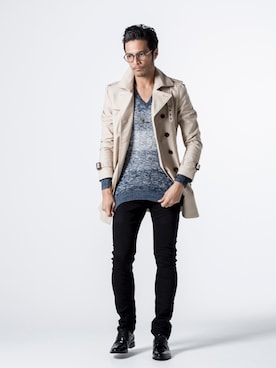 JACKROSE OFFICIALさん（メンズ・175cm）の冬コーディネート