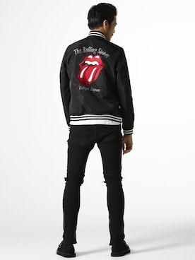 「jackrose」｜「アイテム（ブルゾン）」を使った、JACKROSE OFFICIALさん（メンズ・175cm）の冬コーディネート
