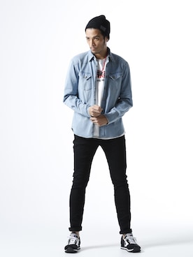 「JACKROSE(ジャックローズ)のアイテム」を使った、JACKROSE OFFICIALさん(メンズ・175cm)の冬コーディネート