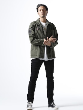 「jackrose」｜「アイテム（その他）」を使った、JACKROSE OFFICIALさん（メンズ・175cm）の冬コーディネート