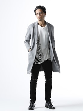 「JACKROSE(ジャックローズ)のアイテム」を使った、JACKROSE OFFICIALさん(メンズ・175cm)の冬コーディネート