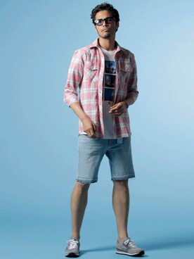 「JACKROSE（ジャックローズ）のアイテム（シューズ）」を使った、JACKROSE OFFICIALさん（メンズ・175cm）の春コーディネート