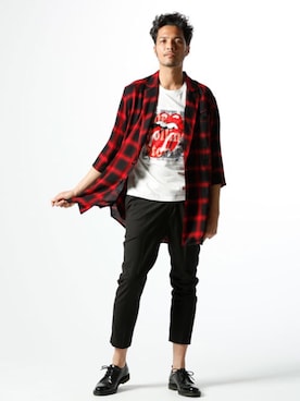 「JACKROSE（ジャックローズ）のアイテム（シューズ）」を使った、JACKROSE OFFICIALさん（メンズ・175cm）の春コーディネート