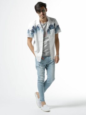「jackrose」｜「アイテム（アクセサリー）」を使った、JACKROSE OFFICIALさん（メンズ・175cm）の春コーディネート