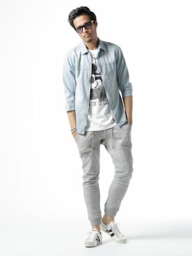 「ミッキー」｜JACKROSE OFFICIALさん（メンズ・175cm）の夏コーディネート