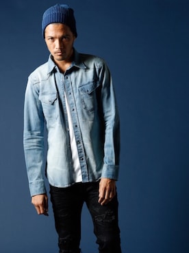 「JACKROSE（ジャックローズ）のアイテム（パンツ）」を使った、JACKROSE OFFICIALさん（メンズ・175cm）の夏コーディネート