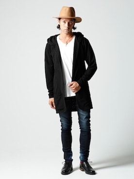 「JACKROSE（ジャックローズ）のアイテム（パンツ）」を使った、JACKROSE OFFICIALさん（メンズ・175cm）の夏コーディネート