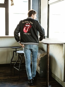 「jackrose」｜「アイテム（ブルゾン）」を使った、JACKROSE OFFICIALさん（メンズ・183cm）の冬コーディネート
