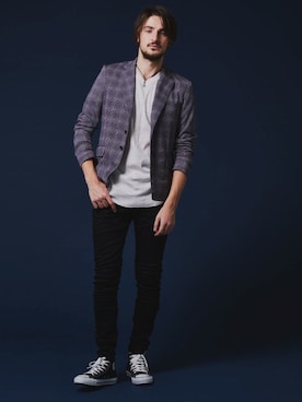 JACKROSE OFFICIALさん（メンズ・180cm）の春コーディネート