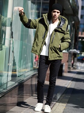 「jackrose」｜「アイテム（ダウンジャケット/コート）」を使った、JACKROSE OFFICIALさん（メンズ・183cm）の冬コーディネート