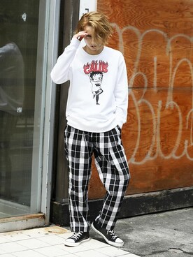 「GALLIS ADDICTION（ガリスアディクション）のアイテム」を使った、JACKROSE OFFICIALさん（メンズ・175cm）の秋コーディネート