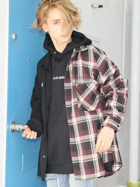 「GALLIS ADDICTION（ガリスアディクション）のアイテム」を使った、JACKROSE OFFICIALさん（メンズ・175cm）の秋コーディネート