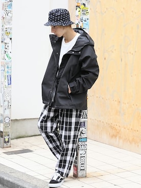 「VANS（バンズ）のアイテム（帽子）」を使った、JACKROSE OFFICIALさん（メンズ・175cm）の秋コーディネート
