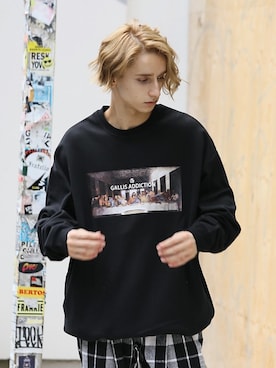 「GALLIS ADDICTION（ガリスアディクション）のアイテム」を使った、JACKROSE OFFICIALさん（メンズ・175cm）の秋コーディネート