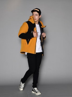 「jackrose」｜「アイテム（ダウンジャケット/コート）」を使った、JACKROSE OFFICIALさん（メンズ・183cm）の冬コーディネート