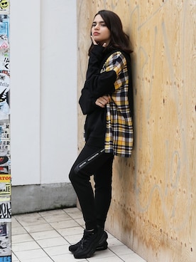 「GALLIS ADDICTION（ガリスアディクション）のアイテム」を使った、JACKROSE OFFICIALさん（メンズ・160cm）の冬コーディネート