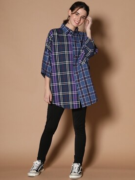 「GALLIS ADDICTION（ガリスアディクション）のアイテム」を使った、JACKROSE OFFICIALさん（レディース・170cm）の春コーディネート