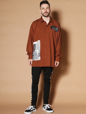 「GALLIS ADDICTION（ガリスアディクション）のアイテム」を使った、JACKROSE OFFICIALさん（メンズ・175cm）の夏コーディネート