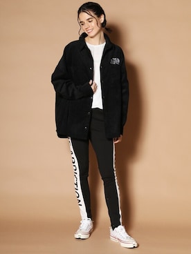 「jackrose」｜「アイテム（ブルゾン）」を使った、JACKROSE OFFICIALさん（レディース・170cm）の秋コーディネート