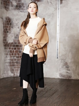 「ARCANUM DESIGN（アルカナムデザイン）のアイテム」を使った、JACKROSE OFFICIALさん（レディース・158cm）の秋コーディネート