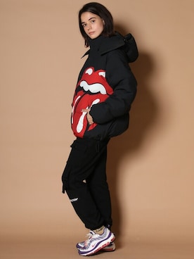 「jackrose」｜「アイテム（ダウンジャケット/コート）」を使った、JACKROSE OFFICIALさん（レディース・170cm）の秋コーディネート