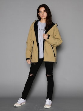 「jackrose」｜「アイテム（ブルゾン）」を使った、JACKROSE OFFICIALさん（レディース・170cm）の秋コーディネート