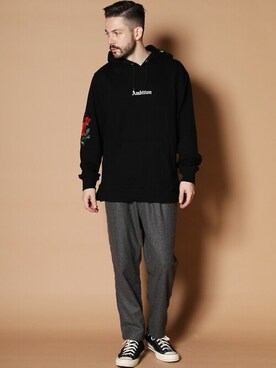 「jackrose」｜「アイテム（パンツ）」を使った、JACKROSE OFFICIALさん（メンズ・175cm）の冬コーディネート