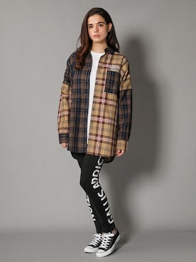 「GALLIS ADDICTION（ガリスアディクション）のアイテム」を使った、JACKROSE OFFICIALさん（レディース・170cm）の冬コーディネート