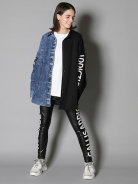 「GALLIS ADDICTION（ガリスアディクション）のアイテム」を使った、JACKROSE OFFICIALさん（レディース・170cm）の冬コーディネート