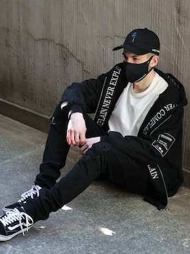 「アイテム（マスク）」を使った、JACKROSE OFFICIALさん（メンズ・175cm）の春コーディネート