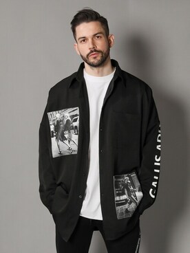 「GALLIS ADDICTION（ガリスアディクション）のアイテム」を使った、JACKROSE OFFICIALさん（メンズ・170cm）の春コーディネート