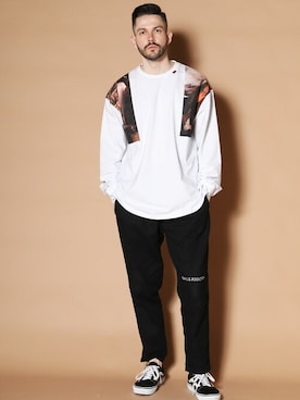 「GALLIS ADDICTION（ガリスアディクション）のアイテム」を使った、JACKROSE OFFICIALさん（メンズ・175cm）の春コーディネート