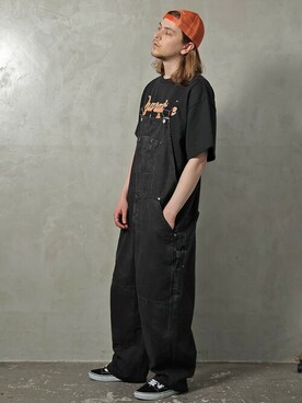 「jackrose」｜「アイテム（サロペット/オーバーオール）」を使った、JACKROSE OFFICIALさん（メンズ・177cm）の春コーディネート