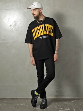 「アイテム（レッグウェア）」を使った、JACKROSE OFFICIALさん（メンズ・185cm）の春コーディネート