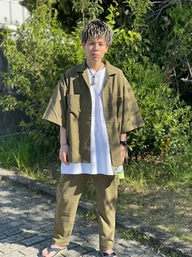 「jackrose」｜「アイテム（パンツ）」を使った、JACKROSE OFFICIALさん（メンズ・175cm）の春コーディネート