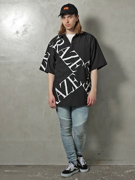 「jackrose」｜「アイテム（パンツ）」を使った、JACKROSE OFFICIALさん（メンズ・185cm）の春コーディネート