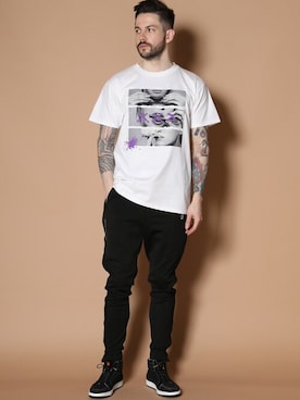 「JACKROSE（ジャックローズ）のアイテム（トップス）」を使った、JACKROSE OFFICIALさん（メンズ・175cm）の夏コーディネート