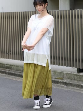 「ARCANUM DESIGN（アルカナムデザイン）のアイテム」を使った、JACKROSE OFFICIALさん（レディース・164cm）の夏コーディネート