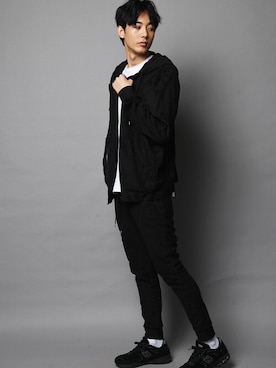 「GALLIS ADDICTION（ガリスアディクション）のアイテム」を使った、JACKROSE OFFICIALさん（メンズ・183cm）の秋コーディネート