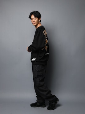 「PROPPER（プロッパー）のアイテム」を使った、JACKROSE OFFICIALさん（メンズ・183cm）の冬コーディネート