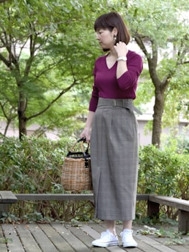 *kumiko*さん（レディース・158cm）の秋コーディネート