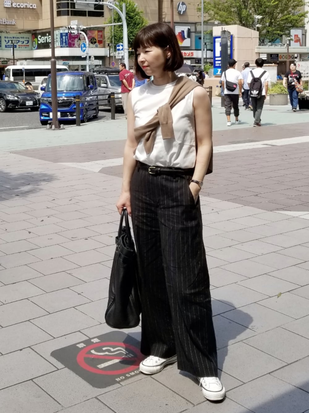 plage（プラージュ）の「Linen stripe SLAX パンツ◇（その他