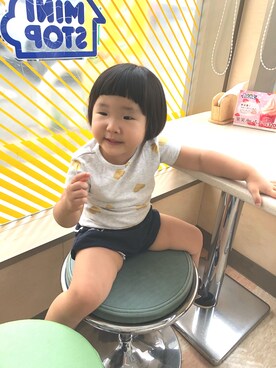 「Carter's（カーターズ）のアイテム」を使った、ようこさん（レディース・74cm）の夏コーディネート