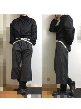 「シック」｜「アイテム（ナイロンジャケット）」を使った、ユシンさん（メンズ・170cm）の春コーディネート