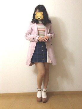 ayaka❤︎さん（レディース・157cm）の春コーディネート